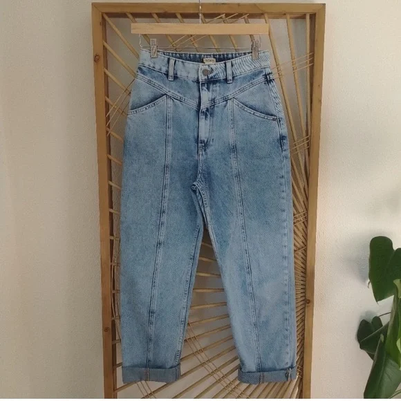 Roxy World Wide Woman Mom Fit Jeans, High Waist / Size 27 - Picture 4 of 12